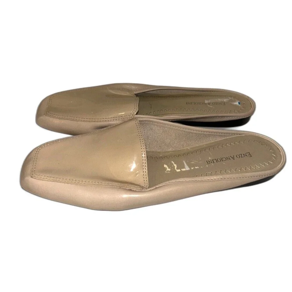 Enzo Angiolini Women’s Vintage NWOT Square Toe Mule Flat size 10 Genuine Leather